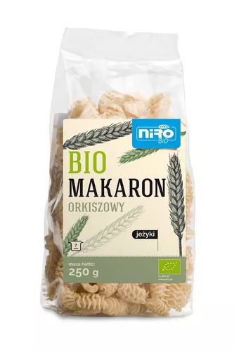 NIRO Makaron orkiszowy jeżyki 250g