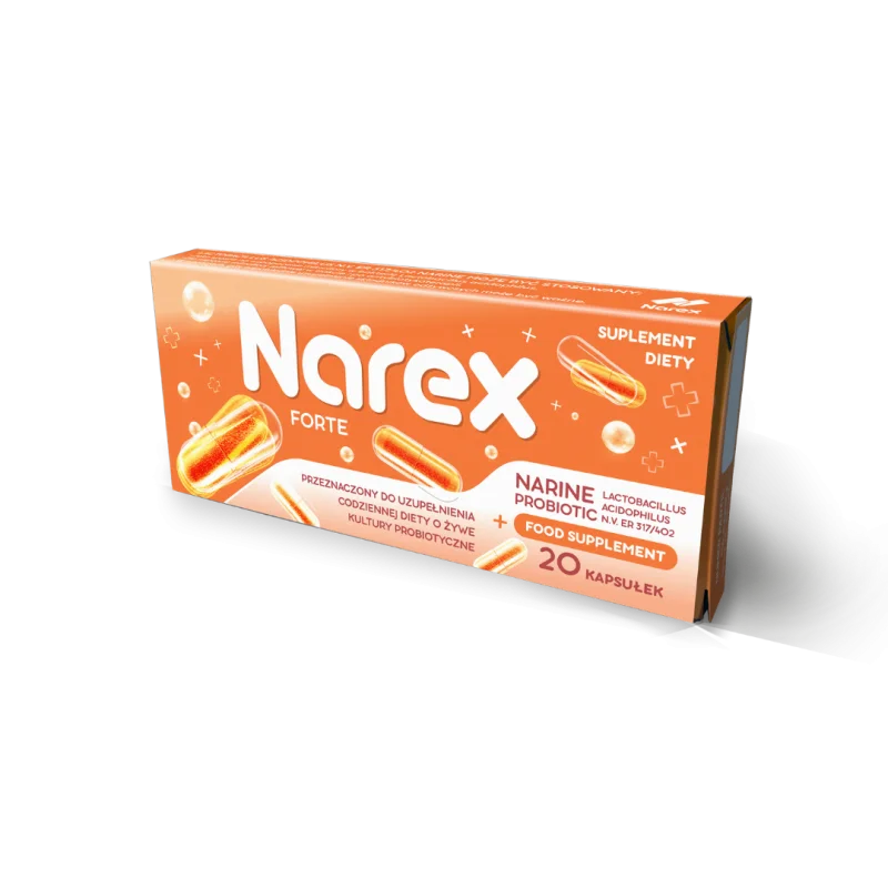 Probiotyk Narine - NAREX Forte 20 kaps.