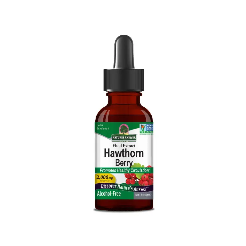 NATURE'S ANSWER Hawthorn Berry - Ekstrakt z Głogu (30 ml)