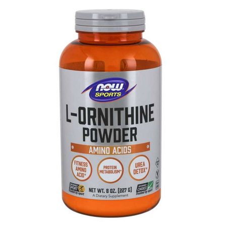 NOW SPORTS L-Ornithine (L-Ornityna) - 227g