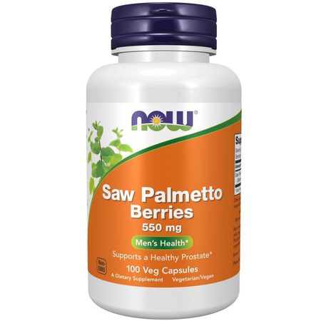 NOW Foods Saw Palmetto (Palma Sabałowa) 550 mg – 100 kapsułek
