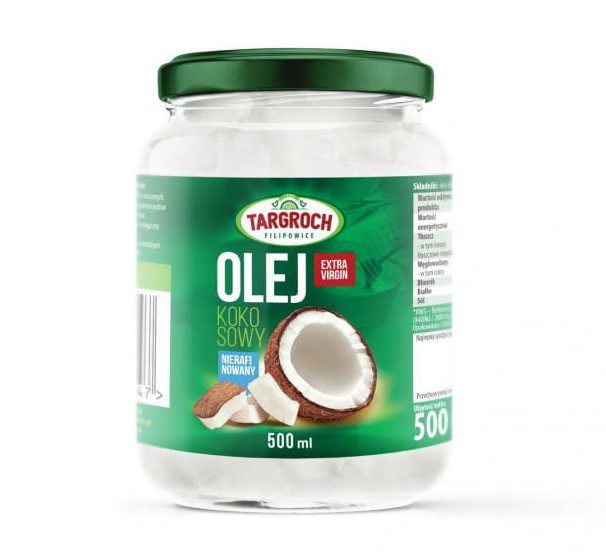 TARGROCH Olej kokosowy nierafinowany 500ml