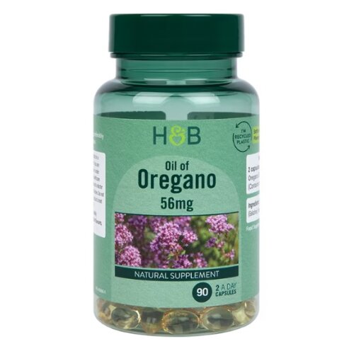 HOLLAND & BARRETT Oil of Oregano olejek 56 mg 90 cap
