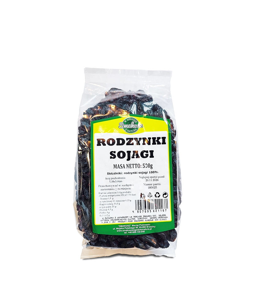 SMAKOSZ Rodzynki Sojagi 500 gram