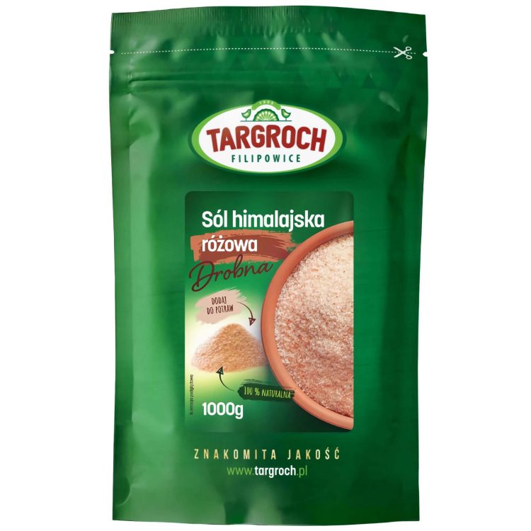 TARGROCH Sól Himalajska różowa drobna 1 kg