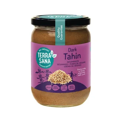 TERRASANA Tahini BIO – pasta z prażonego, niełuskanego sezamu, 500 g