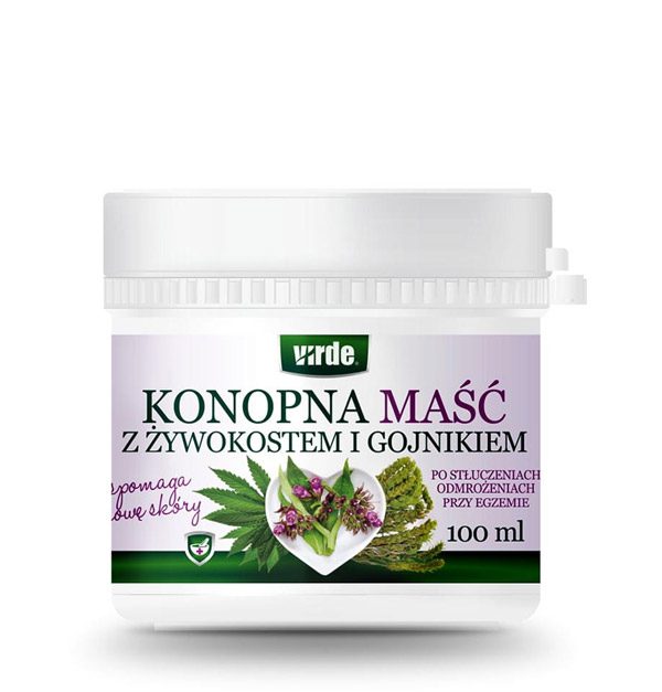 VIRDE Maść Konopna z Żywokostem i Gojnikiem 100ml