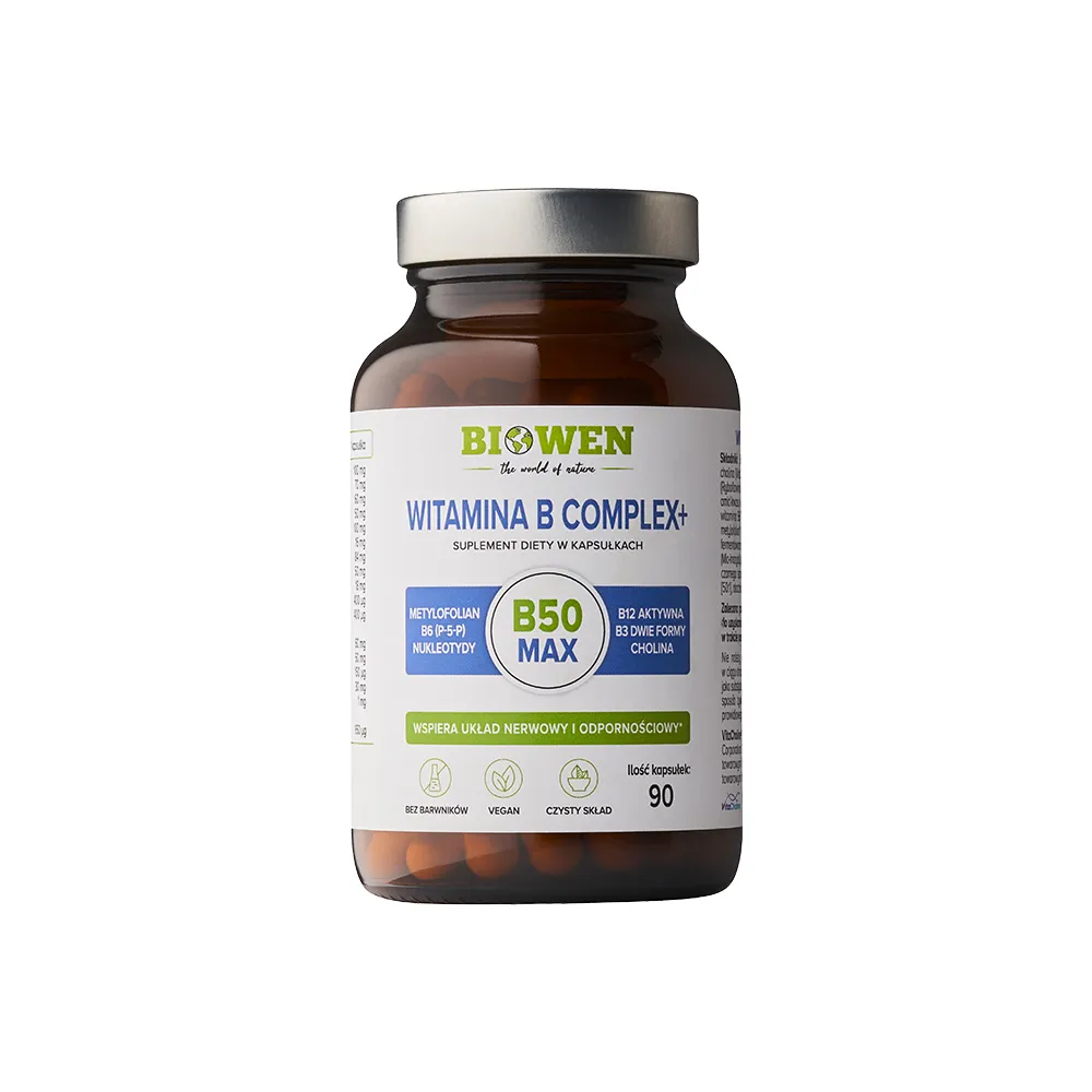 BIOWEN Witamina B-complex+ 90 kapsułek