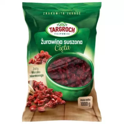 TARGROCH Żurawina suszona cięta 1 kg