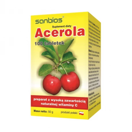 SANBIOS Acerola 100 tabletek