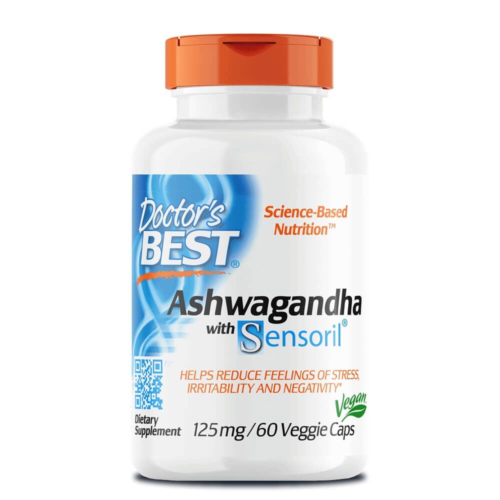 Doctor’s Best Ashwagandha Featuring Sensoril® – 125 mg 60vcap