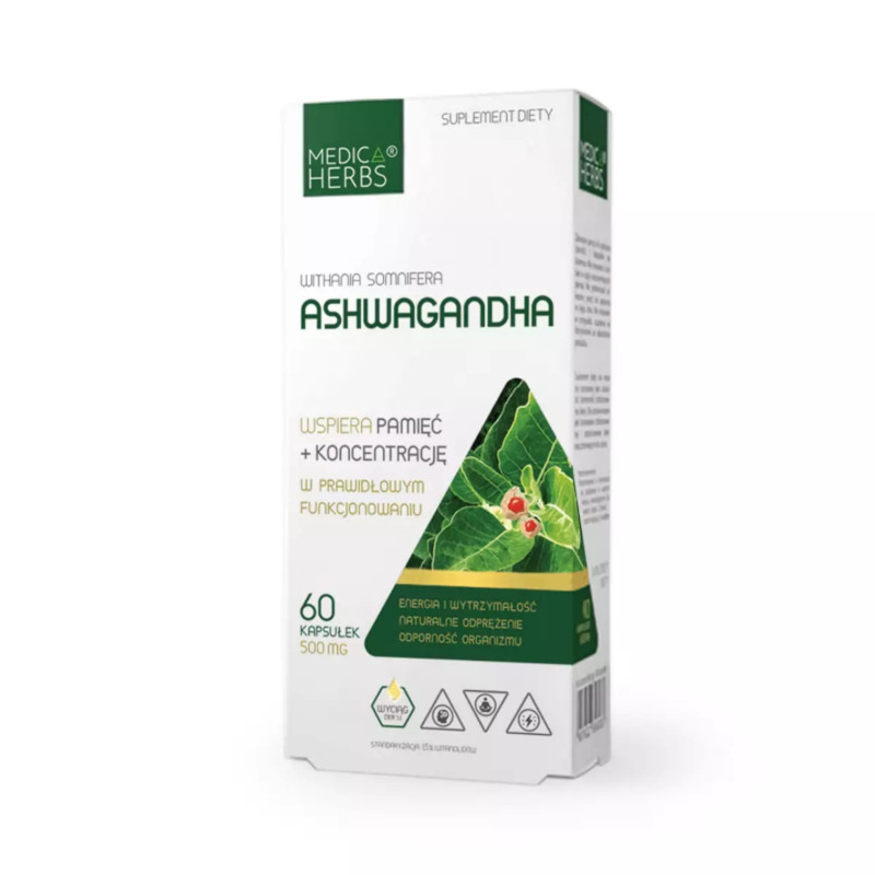 MEDICA HERBS Ashwaganda 500mg 60 kap