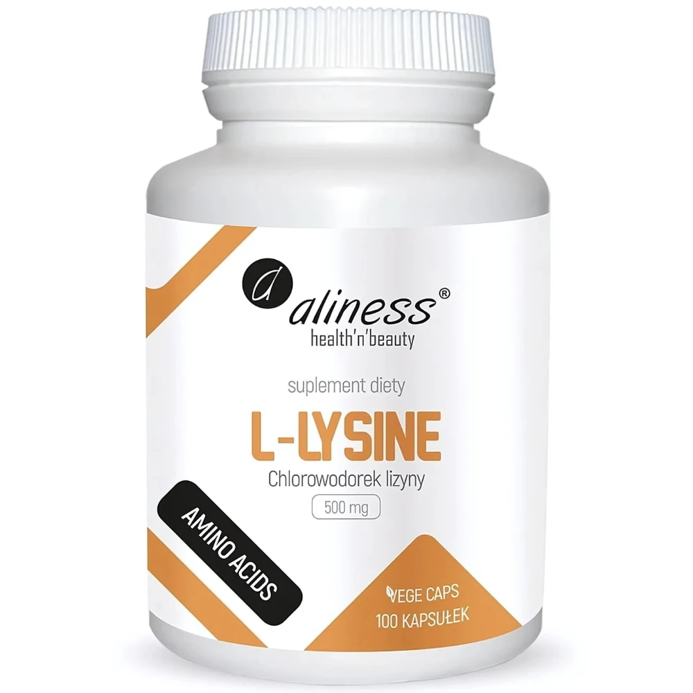 ALINESS L-Lysine lizyna 500mg 100 kap