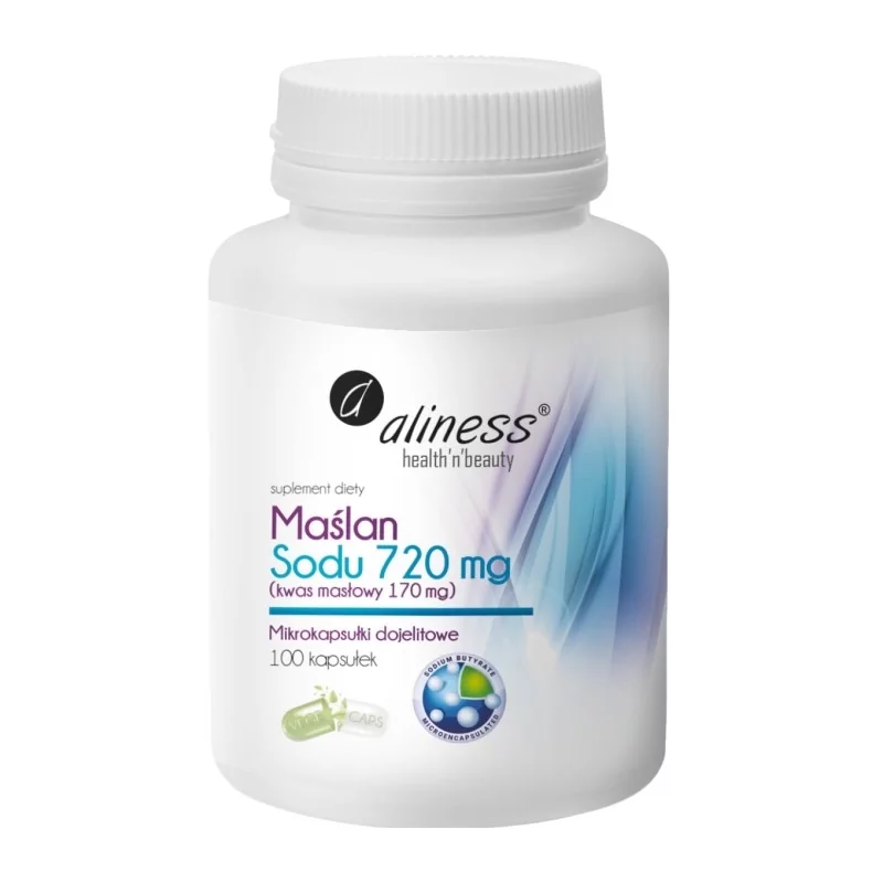 ALINESS Maślan Sodu 550 mg 100kap