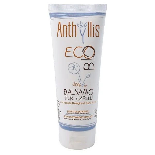 ANTHYLLIS EcoBio Odżywka do Włosów z Ekstraktem z Lnu i Proteinami Ryżu – 200 ml