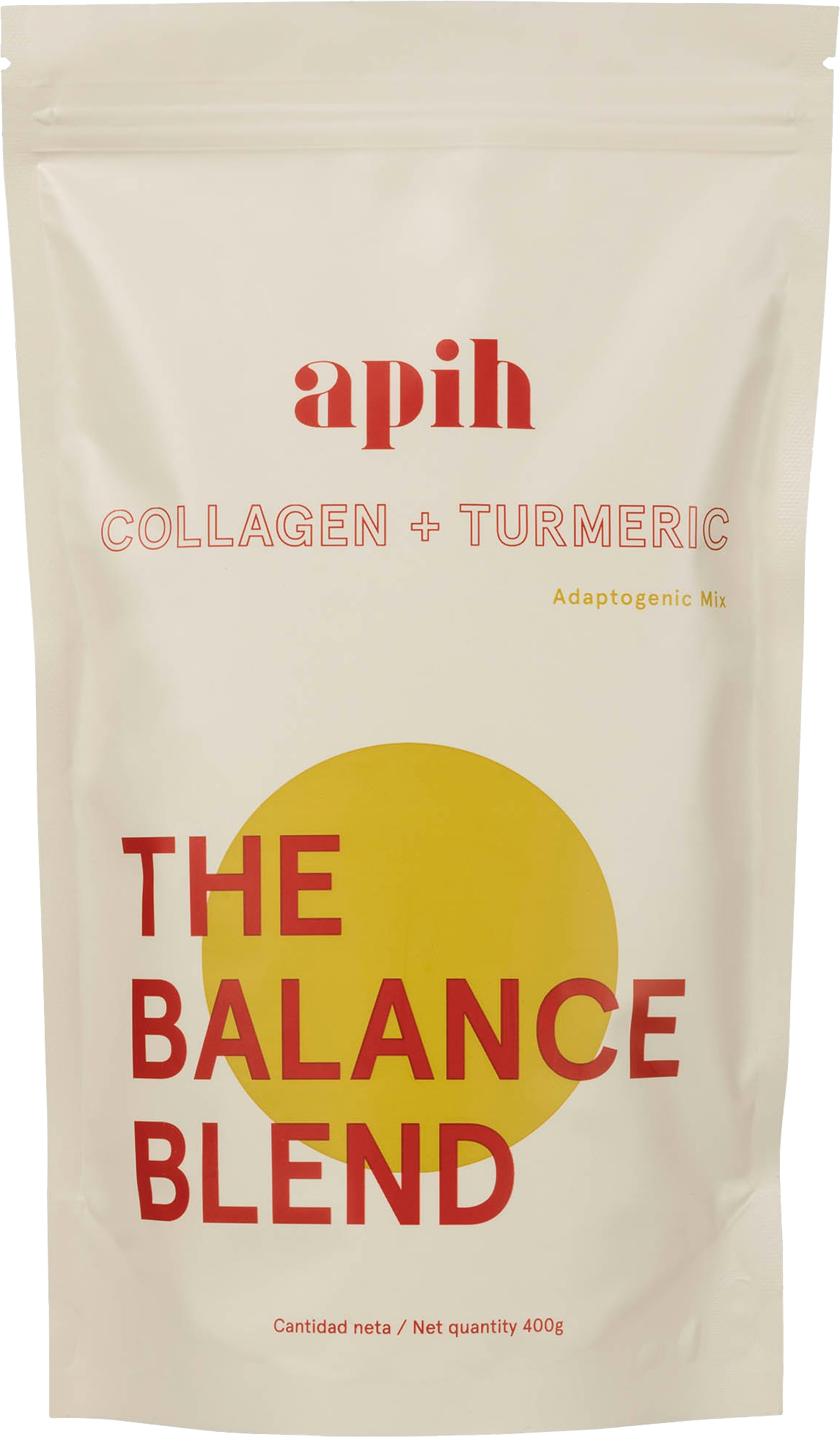 APIH The Balance Blend – hydrolizowany kolagen Peptan® B z kurkumą BIO, 400 g