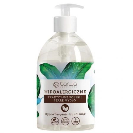 BARWA Hipoalergiczne tradycyjne polskie szare mydło w płynie, 500ml