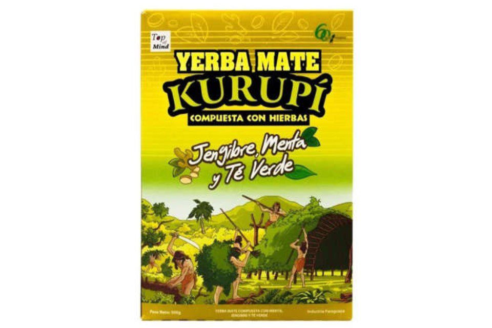KURUPI Herbata Yerba Mate  JENGIBRE MENTA 500g