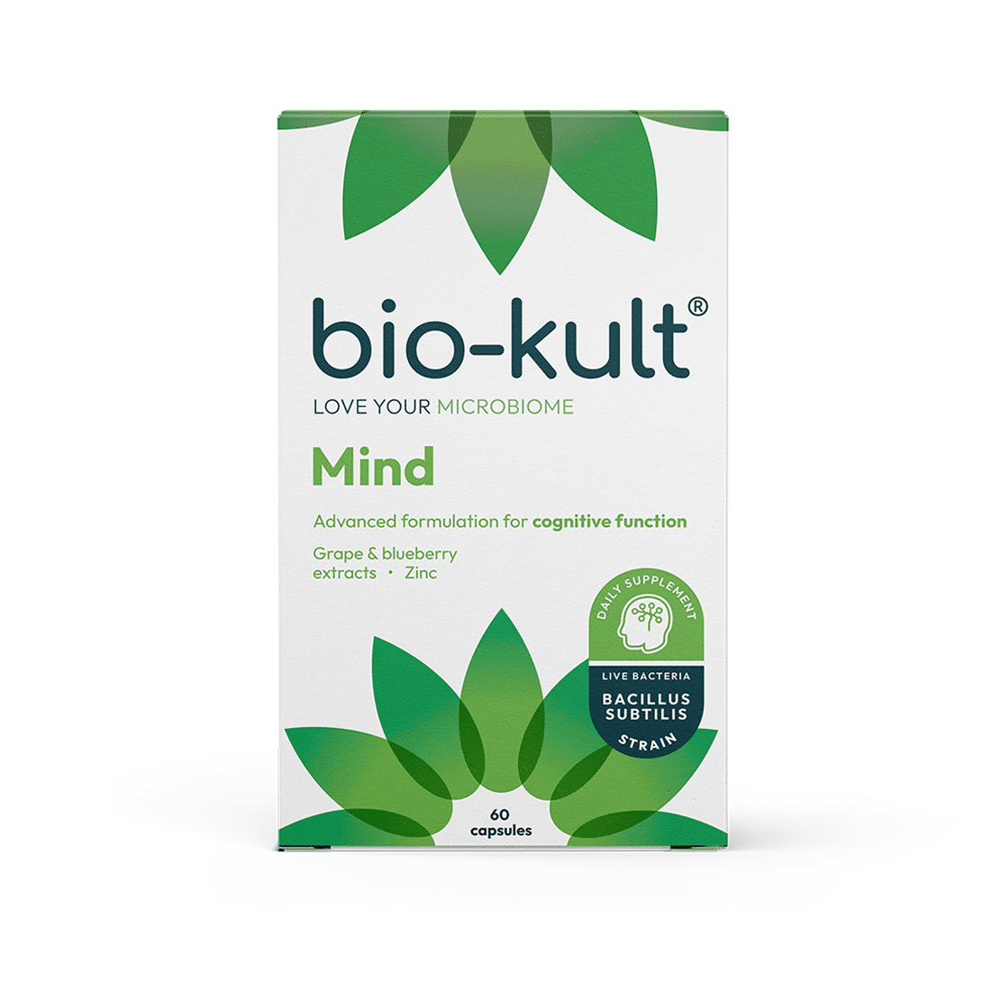 BIO-KULT Mind formuła probiotyczna wspierająca funkcje poznawcze 60 kap