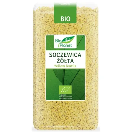 BIO PLANET Soczewica Żółta 500g