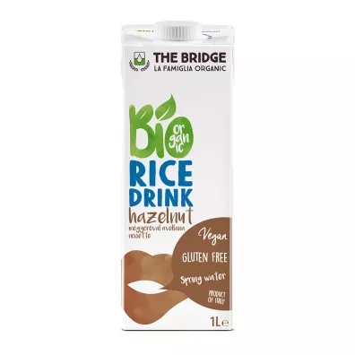 The Bridge Napój ryżowy z orzechami laskowymi bez glutenu 1 l Bio