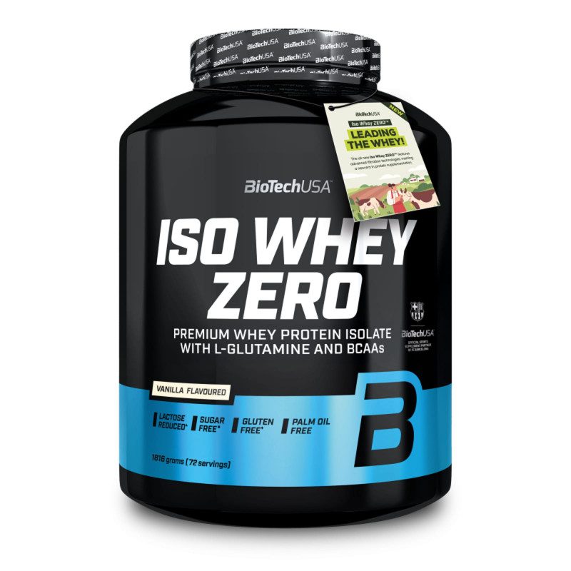 BioTech USA  Iso Whey Zero, Izolat Białka Serwatkowego 1810 gram