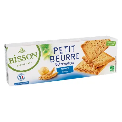 Bisson Herbatniki maślane petit beurre Bio 150 g