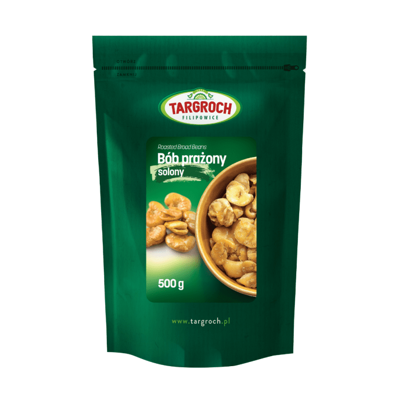 TARGROCH Bób Prażony-Solony 500 g