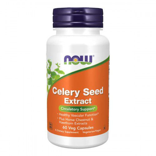 NOW FOODS Celery Seed extract - Ekstrakt z Nasion Selera, 60 vkaps