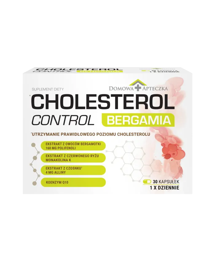 DOMOWA APTECZKA Cholesterol Control Bergamia 30 kapsułek