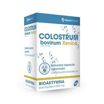 XENICO PHARMA Colostrum Bovinum - KOLOSTRUM WOŁOWE- 60 kap
