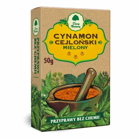 DARY NATURY Cynamon Cejloński mielony 50g