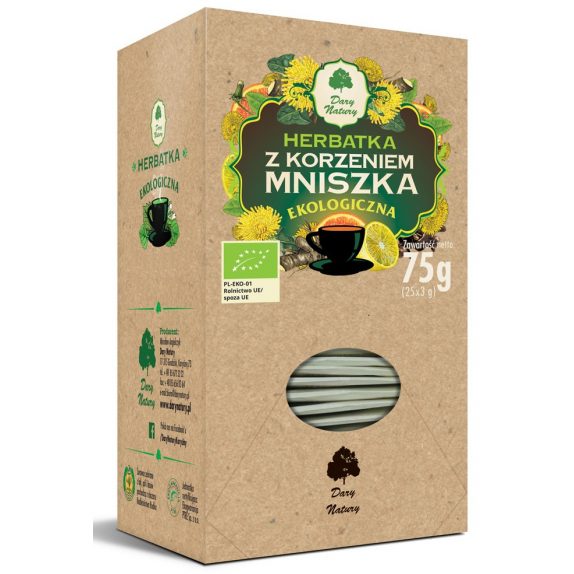 DARY NATURY Herbata z korzenia mniszka 25x3 g BIO