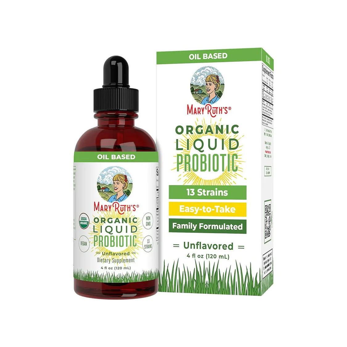 MARY RUTH'S Organic Liquid Probiotic, IBS u dzieci, 120ml