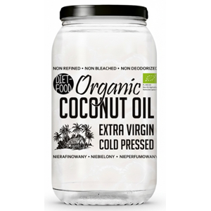 DIET-FOOD OLEJ KOKOSOWY VIRGIN BIO 1 L