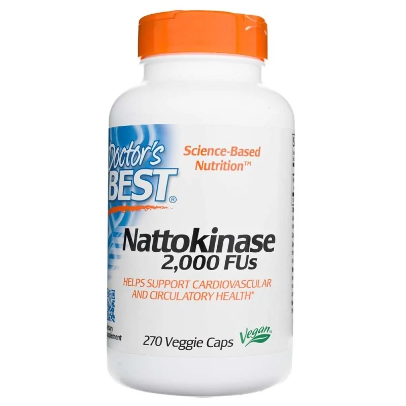 DOCTOR'S BEST Nattokinase 2000 Fus 270 vcap