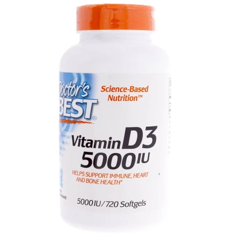 DOCTOR' BEST D3 5000 IU 720 softgels