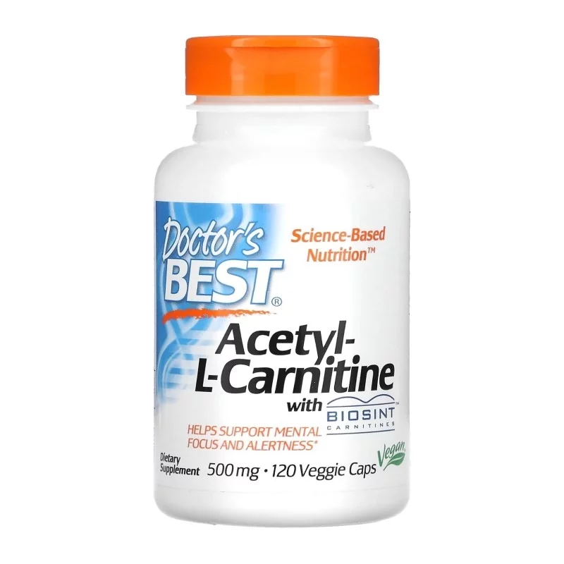 DOCTOR'S BEST Acetyl L-Carnitine BIOSINT 500 mg 120 veg caps