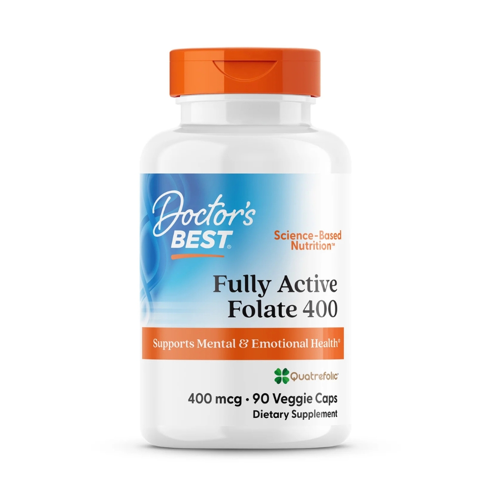 Doctor’s Best – Fully Active Folate 400 (Quatrefolic®) – 90 kapsułek