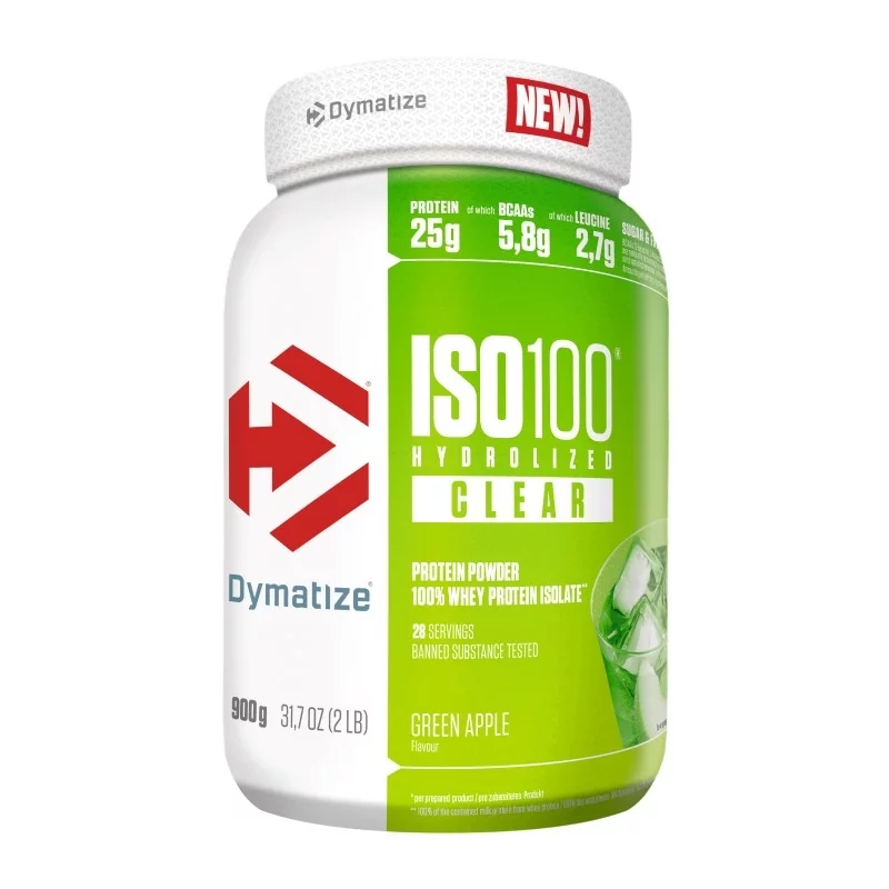 DYMATIZE ISO 100 Clear  czysty, lekki hydrolizat białka 900g