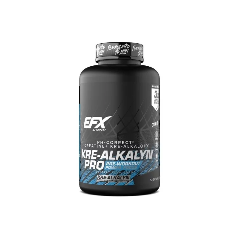 EFX Kre-Alkalyn PRO – buforowana kreatyna 2400 mg, 120 kapsułek