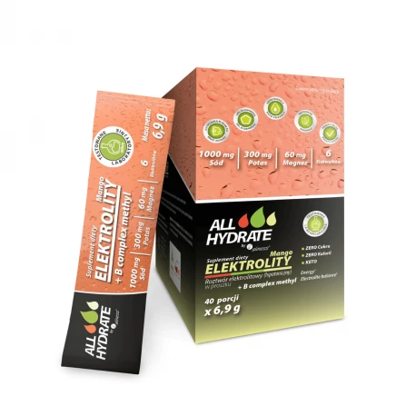 ALINESS ALLHydrate Elektrolity Mango+ B Complex Methyl 40 Saszetek