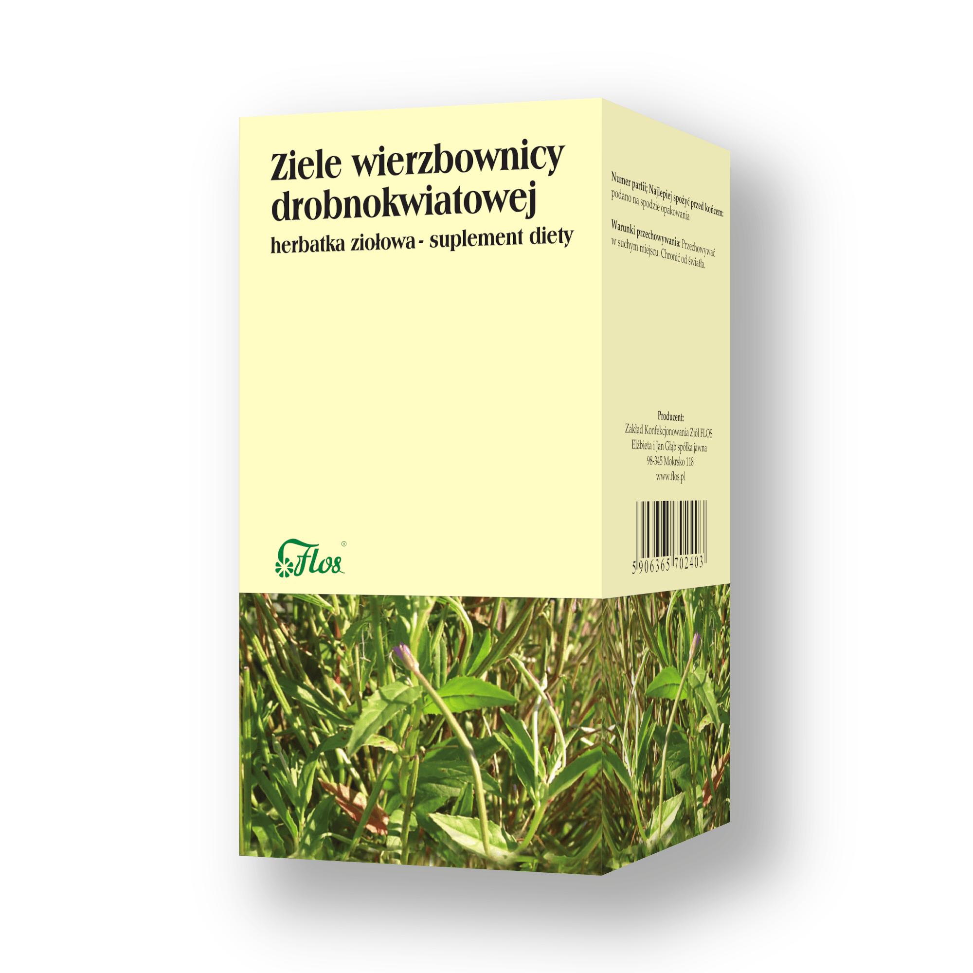 FLOS Ziele Wierzbownicy drobnokwiatowej herbata FIX 25X2 g