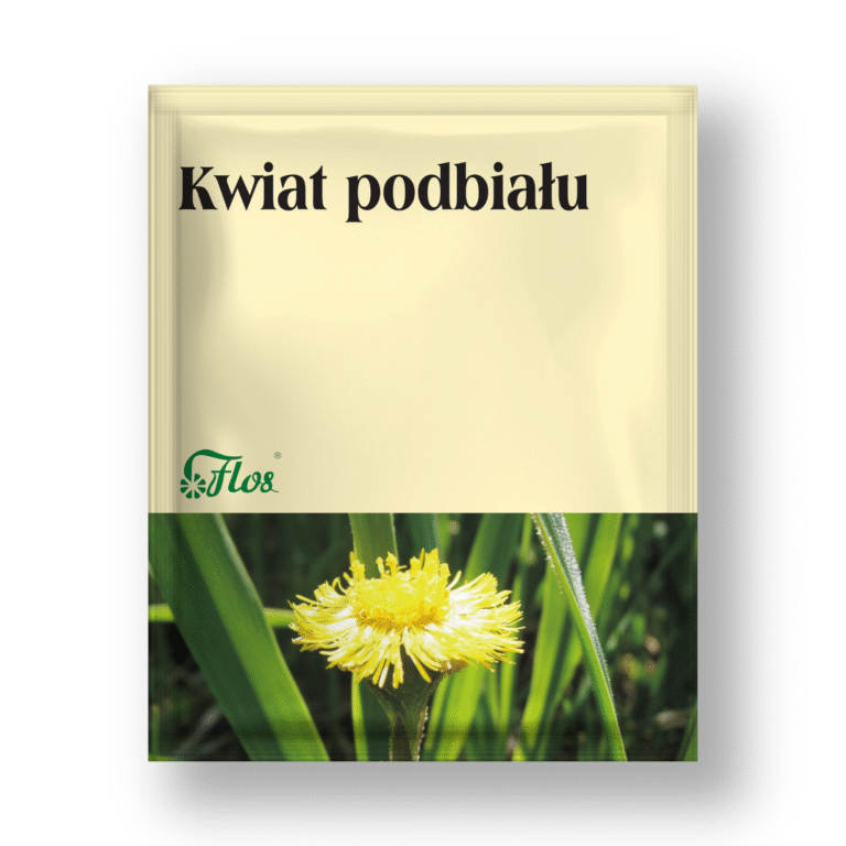 FLOS Podbiał Kwiat – naturalne zioło do kąpieli, 25 g