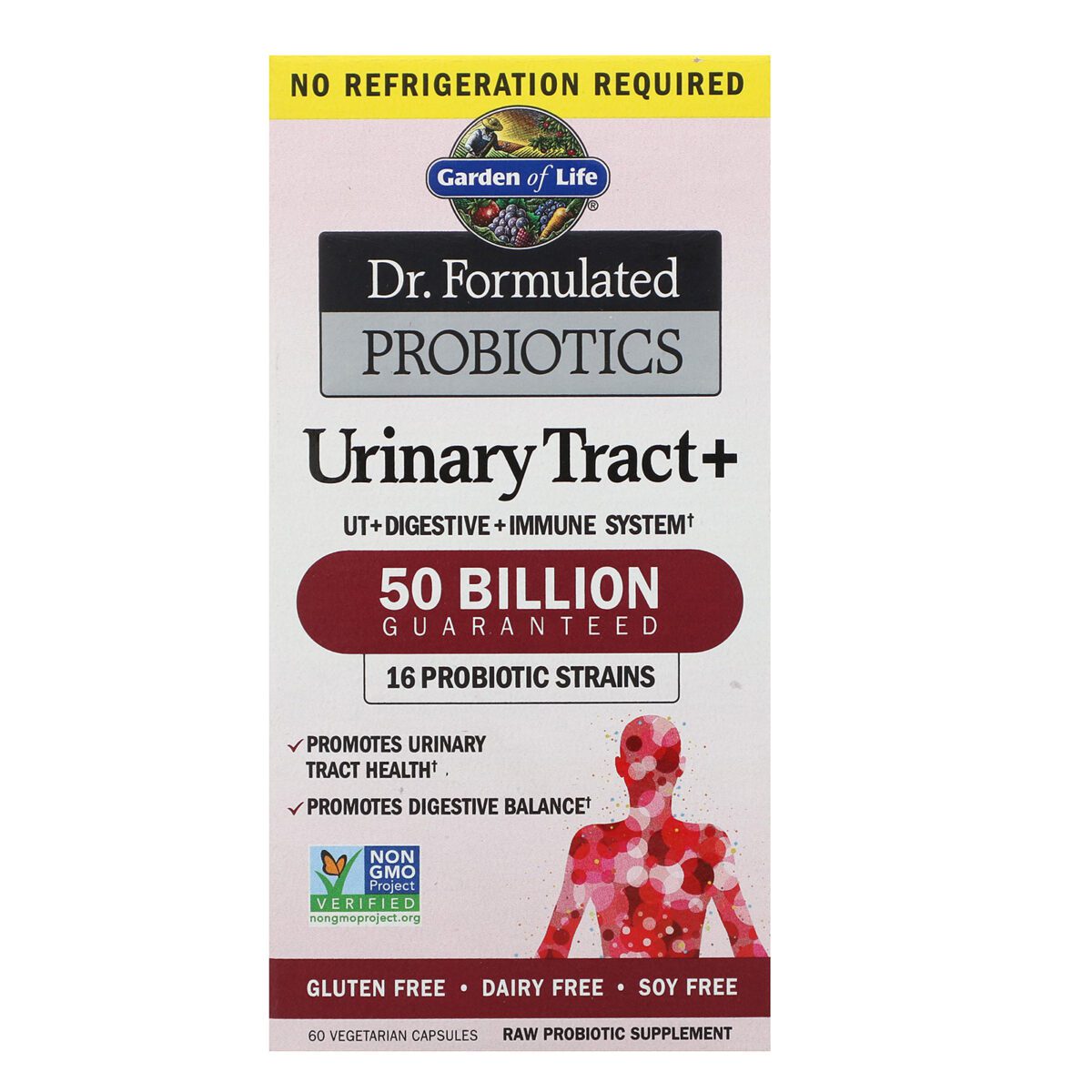 GARDEN OF LIFE Dr. Formulated Probiotics Urinary Tract+ 60 vcaps