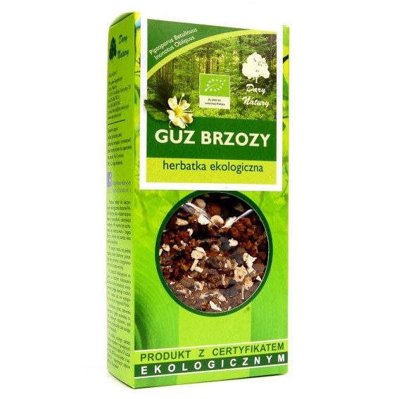 DARY NATURY Guz Brzozy- CHAGA - herbatka ekologiczna 50g