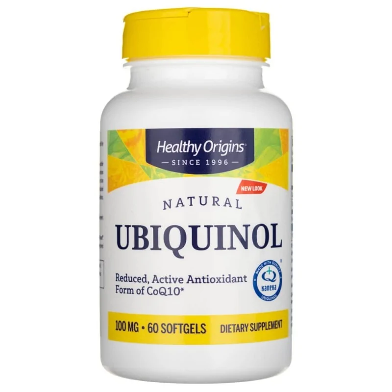 HEALTHY ORIGINS Natural Ubiquinol 100mg 60 softgels