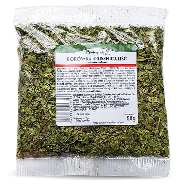 HERBAPOL Borówka Brusznica Liść 50g