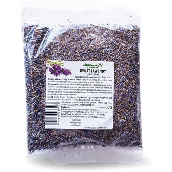 HERBAPOL KRAKÓW Kwiat lawendy 50 g