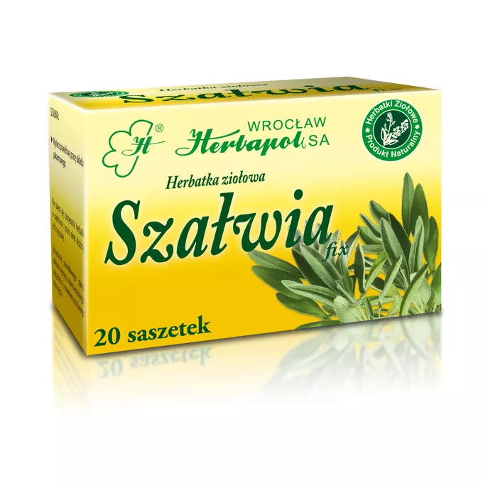HERBAPOL WROCŁAW Szałwia Fix – herbatka ziołowa, 20 saszetek
